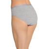 imageJockey Womens Underwear Worry Free Cotton Stretch Moderate Absorbency HipsterGrey Heather