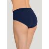 imageJockey Womens Underwear Worry Free Cotton Stretch Moderate Absorbency HipsterJust Past Midnight