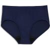 imageJockey Womens Underwear Worry Free Cotton Stretch Moderate Absorbency HipsterNavy