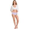 imageJockey Womens Underwear Worry Free Cotton Stretch Moderate Absorbency HipsterViolet Veil