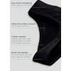 imageJockey Womens Underwear Worry Free Microfiber Light Absorbency ThongBlack