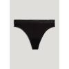 imageJockey Womens Underwear Worry Free Microfiber Light Absorbency ThongBlack