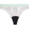 imageJockey Womens Underwear Worry Free Microfiber Light Absorbency ThongPetals