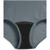 imageJockey Womens Underwear Worry Free Microfiber Moderate Absorbency BriefBattleship Grey