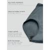 imageJockey Womens Underwear Worry Free Microfiber Moderate Absorbency BriefBattleship Grey