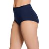 imageJockey Womens Underwear Worry Free Microfiber Moderate Absorbency BriefNavy