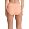 imageJockey Womens Underwear Worry Free Microfiber Moderate Absorbency BriefPeach Smoothie