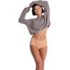 imageJockey Womens Underwear Worry Free Microfiber Moderate Absorbency BriefPeach Starlight