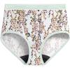 imageJockey Womens Underwear Worry Free Microfiber Moderate Absorbency BriefPetals