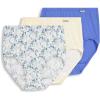 Iris Blue/Tender Yellow Stripe/Dainty White Florals
