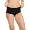 imageJockey Womens Soft Stretch Lace Microfiber BriefBlack