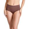 imageJockey Womens Soft Stretch Lace Microfiber BriefTuscan Brown