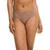 imageJockey Womens Soft Stretch Lace Supersoft Hi CutAlmond