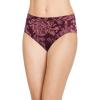 imageJockey Womens Underwear Invisible Edge Microfiber BriefLuminous Floral