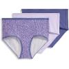 imageJockey Womens Underwear Organic Cotton Stretch Logo Modern Brief  3 PackPurple PhantomViolet VeilFuture Dusk