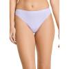 imageJockey Womens Underwear Worry Free Cotton Stretch Light Absorbency ThongViolet Veil