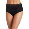 imageJockey Womens Underwear Worry Free Microfiber Moderate Absorbency BriefBlack