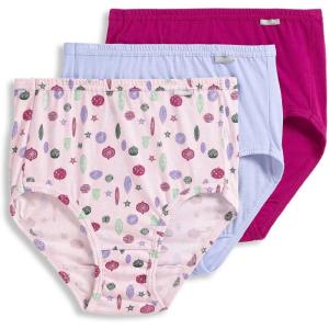 imageJockey Womens Elance Brief  3 PackFab FuchsiaPink Pearl Doodle OrnamentsDreamy Blue