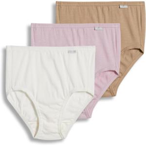 imageJockey Womens Elance Brief  3 PackIvoryLightPink Shadow