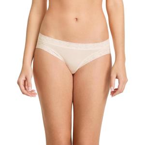 imageJockey Womens Soft Stretch Lace Microfiber BikiniPeach Ice