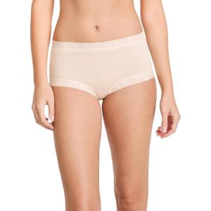 imageJockey Womens Soft Stretch Lace Microfiber BriefPeach Ice