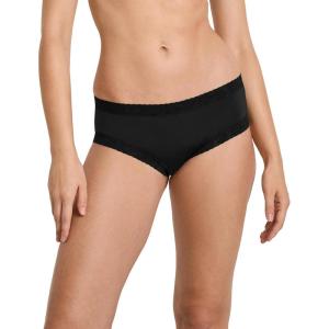 imageJockey Womens Soft Stretch Lace Microfiber HipsterBlack