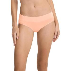 imageJockey Womens Underwear Seamfree Comfort Waist HipsterPeach Smoothie