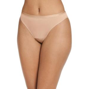 imageJockey Womens Underwear Worry Free Cotton Stretch Light Absorbency ThongLight