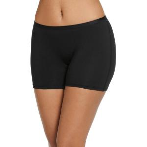 imageJockey Womens Underwear Worry Free Cotton Stretch Moderate Absorbency Boxer BriefBlack