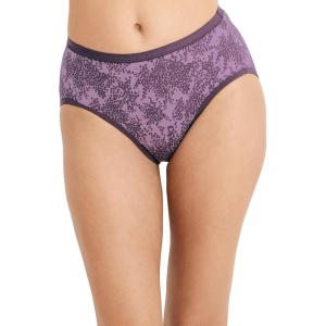 imageJockey Womens Underwear Worry Free Cotton Stretch Moderate Absorbency HipsterCara Floral