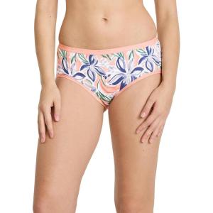 imageJockey Womens Underwear Worry Free Cotton Stretch Moderate Absorbency HipsterPainted Elegance