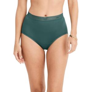 imageJockey Womens Underwear Worry Free Microfiber Moderate Absorbency BriefCactus Pine