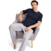 imageJockey Mens Sleepwear Ultra Soft Cooling Sleep ShirtTrue Navy
