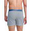 imageJockey Mens Underwear ActiveBlend Knit 5quot BoxerMontauk Stripe