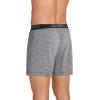 imageJockey Mens Underwear ActiveBlend Knit 5quot BoxerSmall Black and White Grid