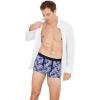 imageJockey Mens Underwear Chafe Proof Pouch Cotton Stretch 3quot TrunkGrey Starlight Geo