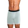 imageJockey Mens Underwear Lightweight Cotton Blend 7quot Long Leg Boxer Brief  4 PackTropical CoralBayou HeatherSubtle MintAzurite Sea