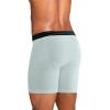imageJockey Mens Underwear Lightweight Cotton Blend 7quot Long Leg Boxer Brief  4 PackTropical CoralBayou HeatherSubtle MintAzurite Sea