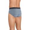 imageJockey Mens Underwear Lightweight Cotton Blend Brief  5 PackBlue StardustLight YellowBlue ChambrayGentle StripeTrue Navy