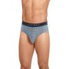 imageJockey Mens Underwear Lightweight Cotton Blend Brief  5 PackBlue StardustLight YellowBlue ChambrayGentle StripeTrue Navy