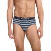 imageJockey Mens Underwear Lightweight Cotton Blend Brief  5 PackMid GreyBluest BlueSuitable StripeTrue NavyRed Pear