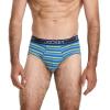 imageJockey Mens Underwear Lightweight Cotton Blend Brief  5 PackTrue NavyTeal SlateDaring Stripe BluesSpearmintTrue Navy