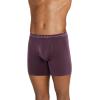imageJockey Mens Underwear Organic Cotton Stretch 65quot Boxer Brief  3 PackCherry WineShowerCactus Pine