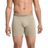 imageJockey Mens Underwear Organic Cotton Stretch 65quot Boxer Brief  3 PackRocky BeachAquamarineBrunswick Green