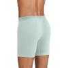 imageJockey Mens Underwear Organic Cotton Stretch 65quot Boxer Brief  3 PackSubtle MintGrey DoveBlue Chambray