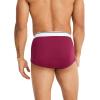 imageJockey Mens Underwear Pouch Brief  3 PackRed PearShowerBluest Blue
