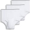 imageJockey Mens Underwear Pouch Brief  3 PackWhite