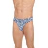imageJockey Mens Underwear True Style Thong  3 PackFunky Marina FloralRed PearSoft Blue Fall Stripe