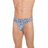 imageJockey Mens Underwear True Style Thong  3 PackFunky Marina FloralRed PearSoft Blue Fall Stripe