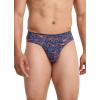 imageJockey Mens Underwear True Style Thong  3 PackSomething FishyMalibu RedOcean Coral